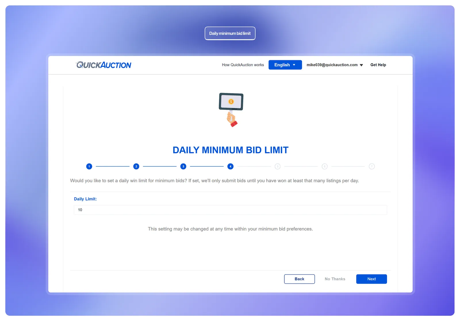 QuickAuction screenshot 4
