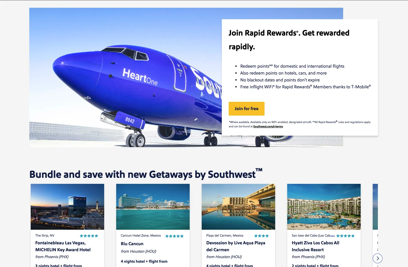 Southwest Airlines screenshot 2