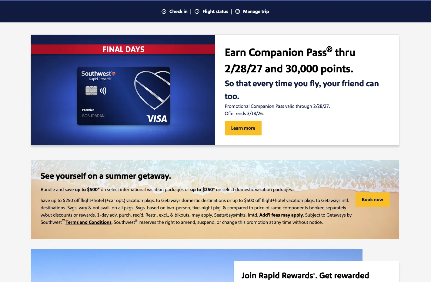 Southwest Airlines screenshot 8